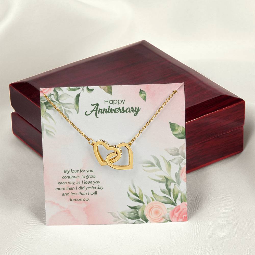 Anniversary Edition Love Grows Everyday - Interlocking Hearts Necklace
