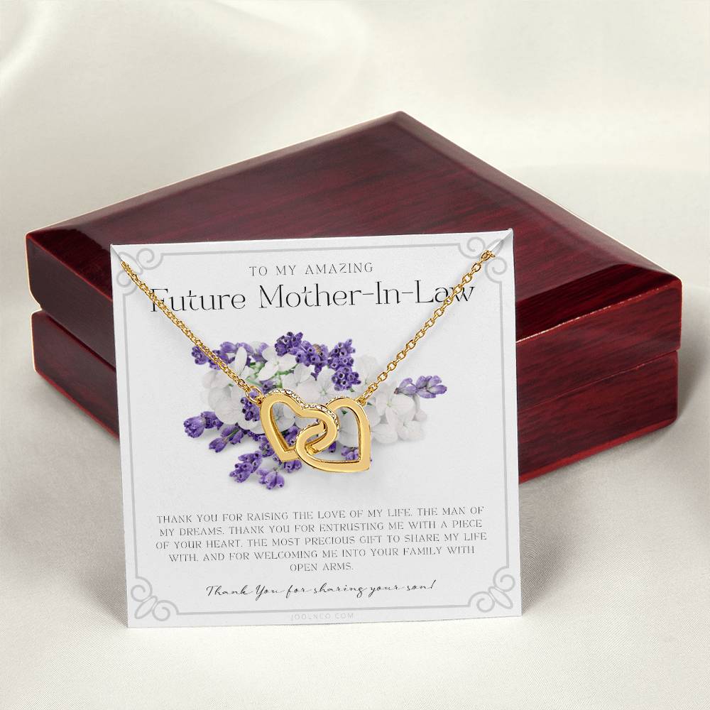 Future Mother In Law Gift Mom In Law Jewelry Mother'S Day Gift For Mother-In-Law Gift For Mother In Law Mother-In-Law Necklace Interlocking Hearts Necklace