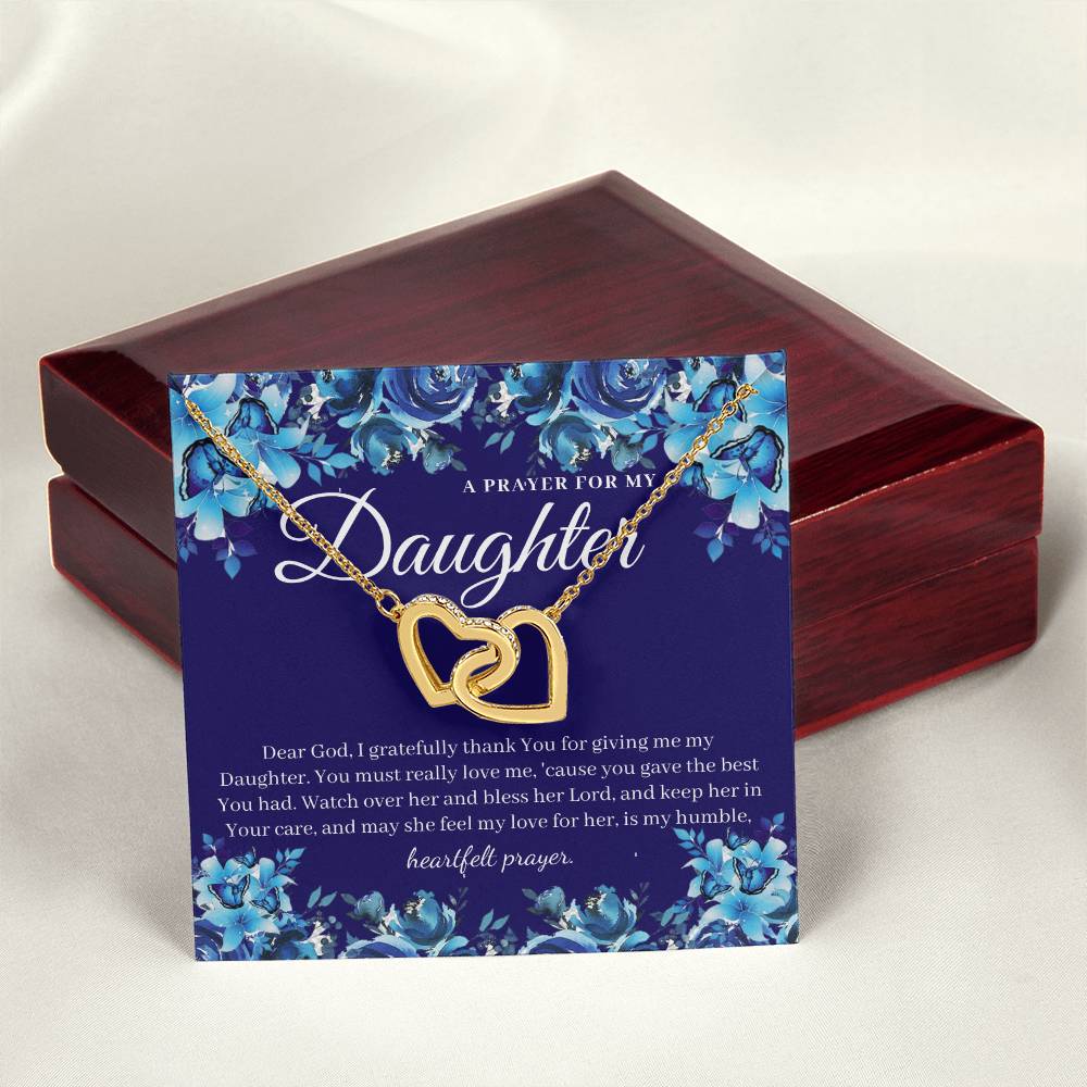 A Prayer For My Daughter - Interlocking Heart Necklace Interlocking Hearts Necklace