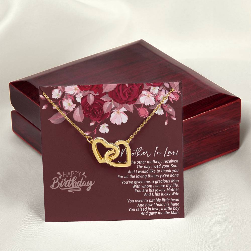 Birthday Gift For Mother In Law 2021 Birthday Celebration Ideas For Mother-In-Law Gift For Mother-In-Law Usa Gifts For Mother-In-Law Birthday Mother In Law Gifts Uk Interlocking Hearts Necklace