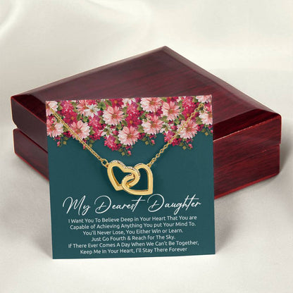 Best Meaningful Gift For Daughter Interlocking Hearts Necklace