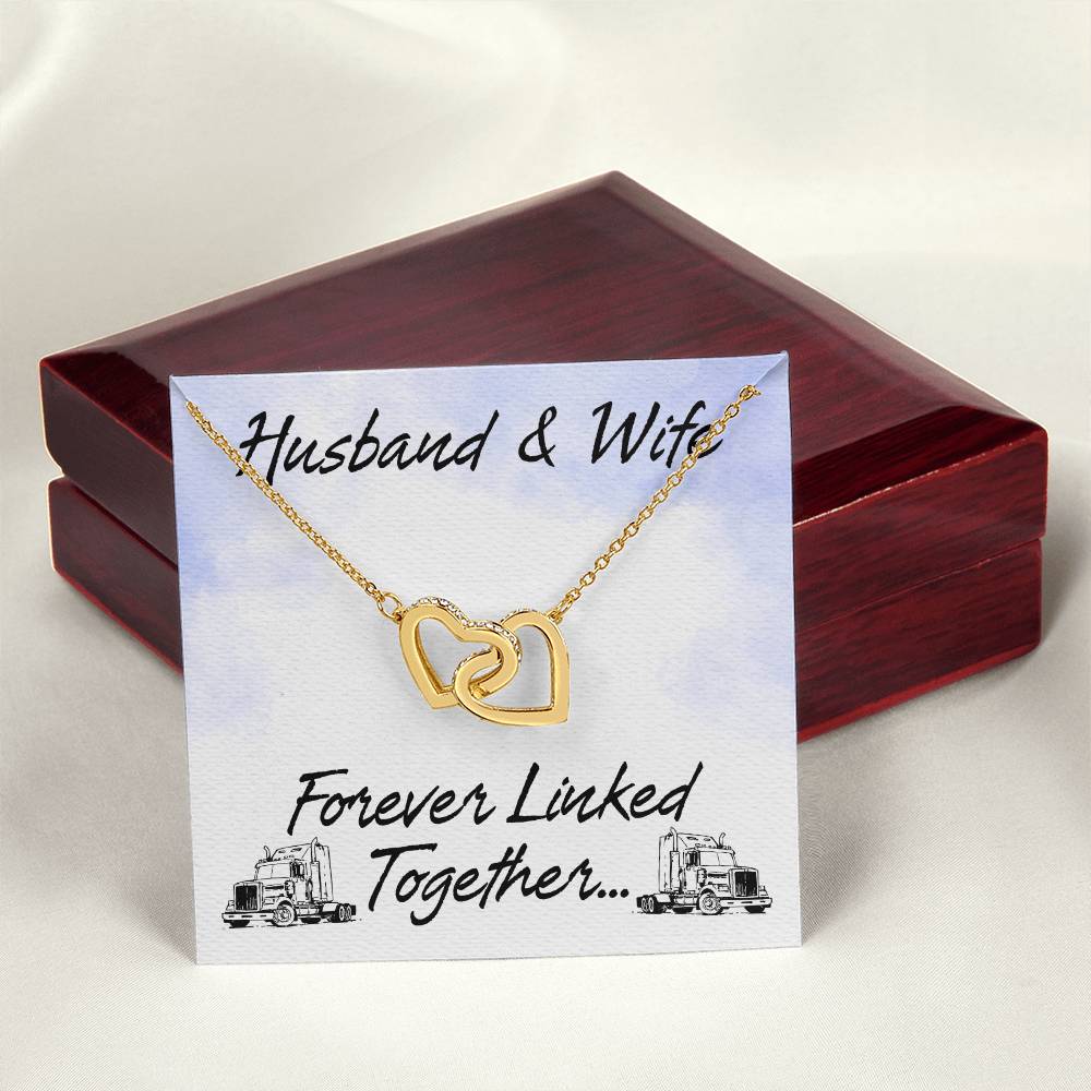 Trucker'S Wife - Interlocking Heart Necklace Interlocking Hearts Necklace
