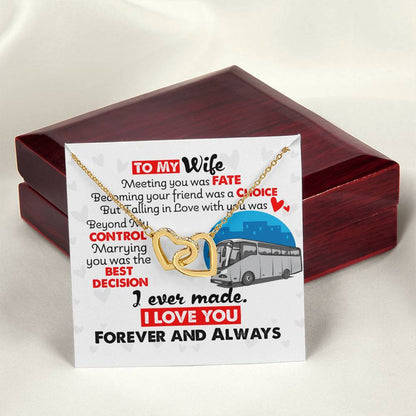 Bus Driver'S Wife - Interlocking Heart Necklace Interlocking Hearts Necklace