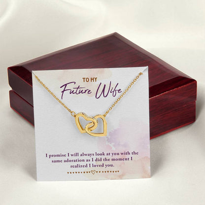 Future Wife Interlocking Hearts Necklace