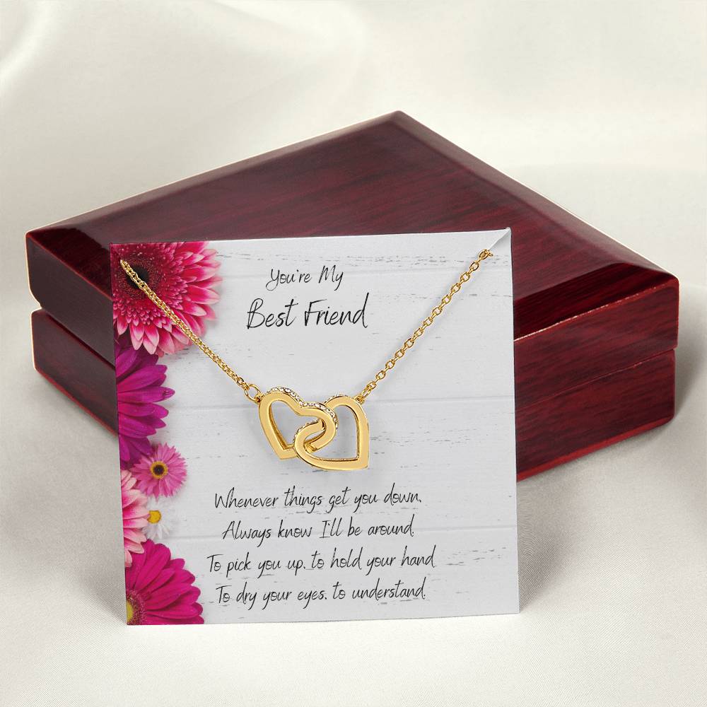 You'Re My Best Friend Interlocked Hearts Necklace Interlocking Hearts Necklace