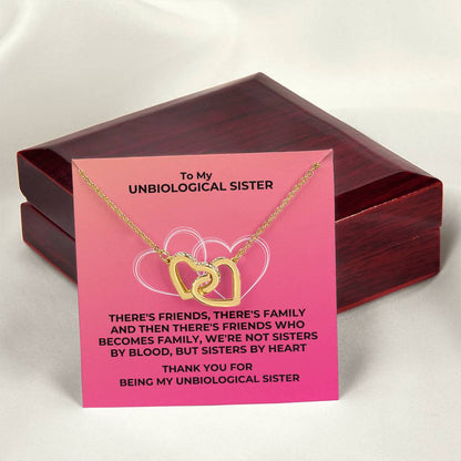 Unbiological Sister - Interlocking Hearts Interlocking Hearts Necklace