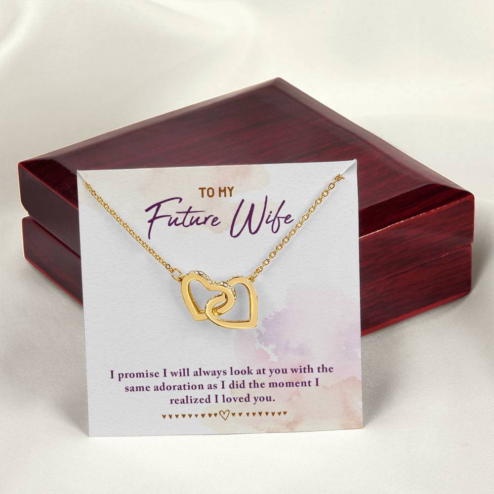 Future Wife Interlocking Hearts Necklace