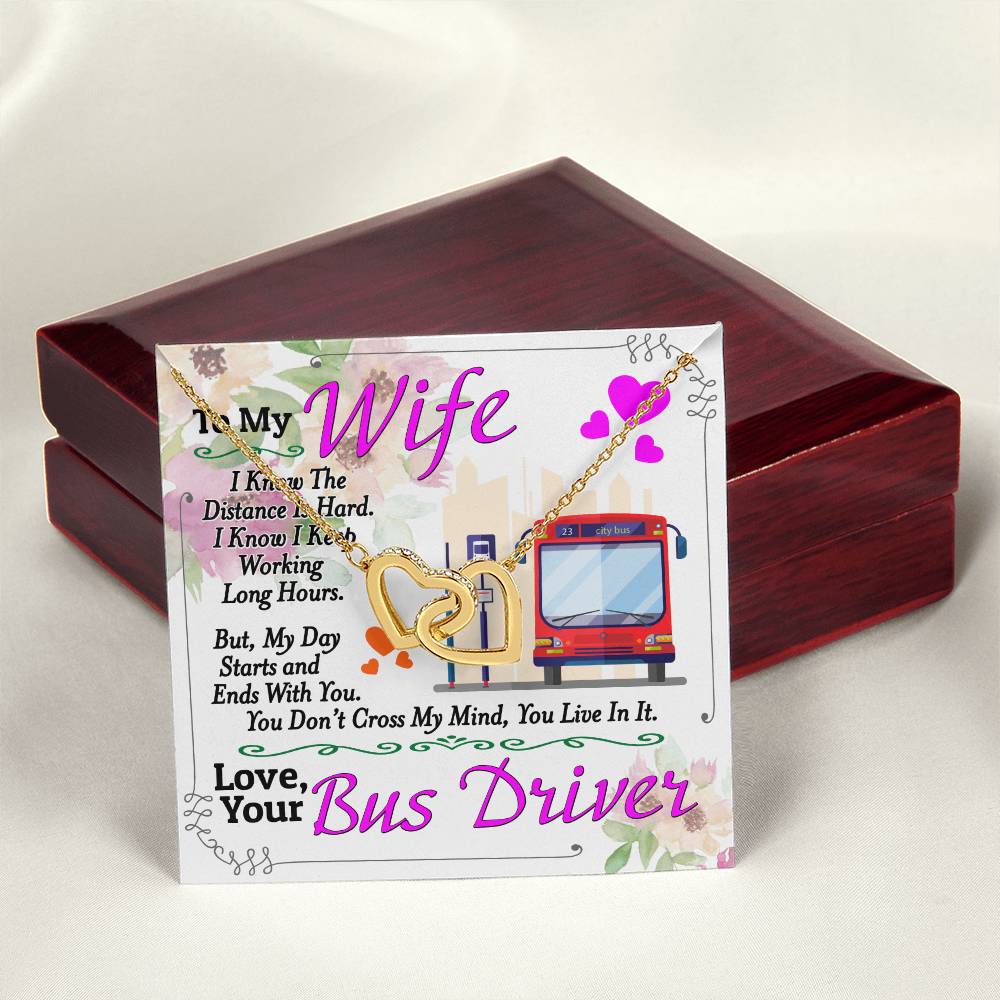 Bus Driver'S Wife - Interlocking Heart Necklace Interlocking Hearts Necklace