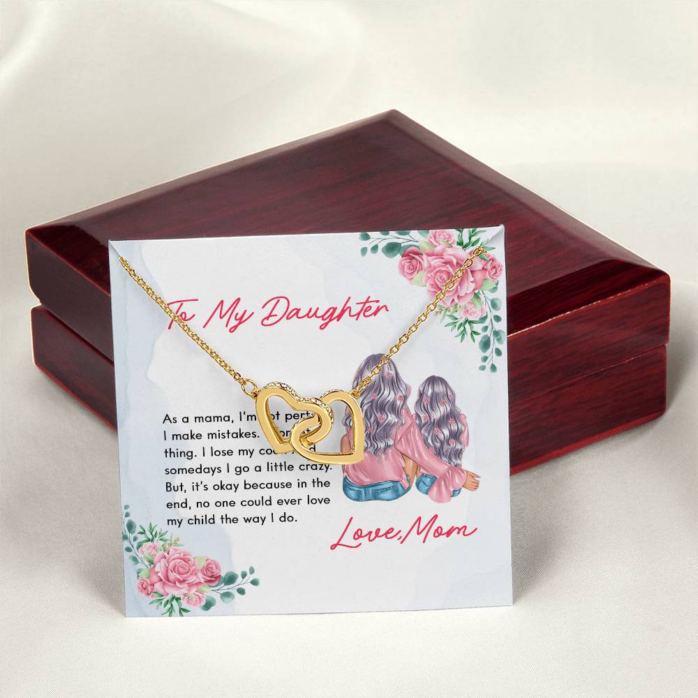 Daughter'S Gift - No One Could Ever Love My Child The Way I Do - The Interlocking Heart Necklace Interlocking Hearts Necklace