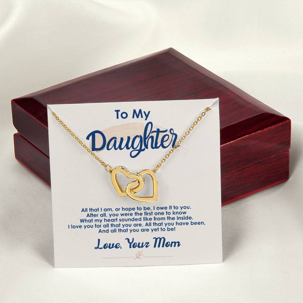 Collection Daughter - You Were The First One - Interlocking Hearts Necklace