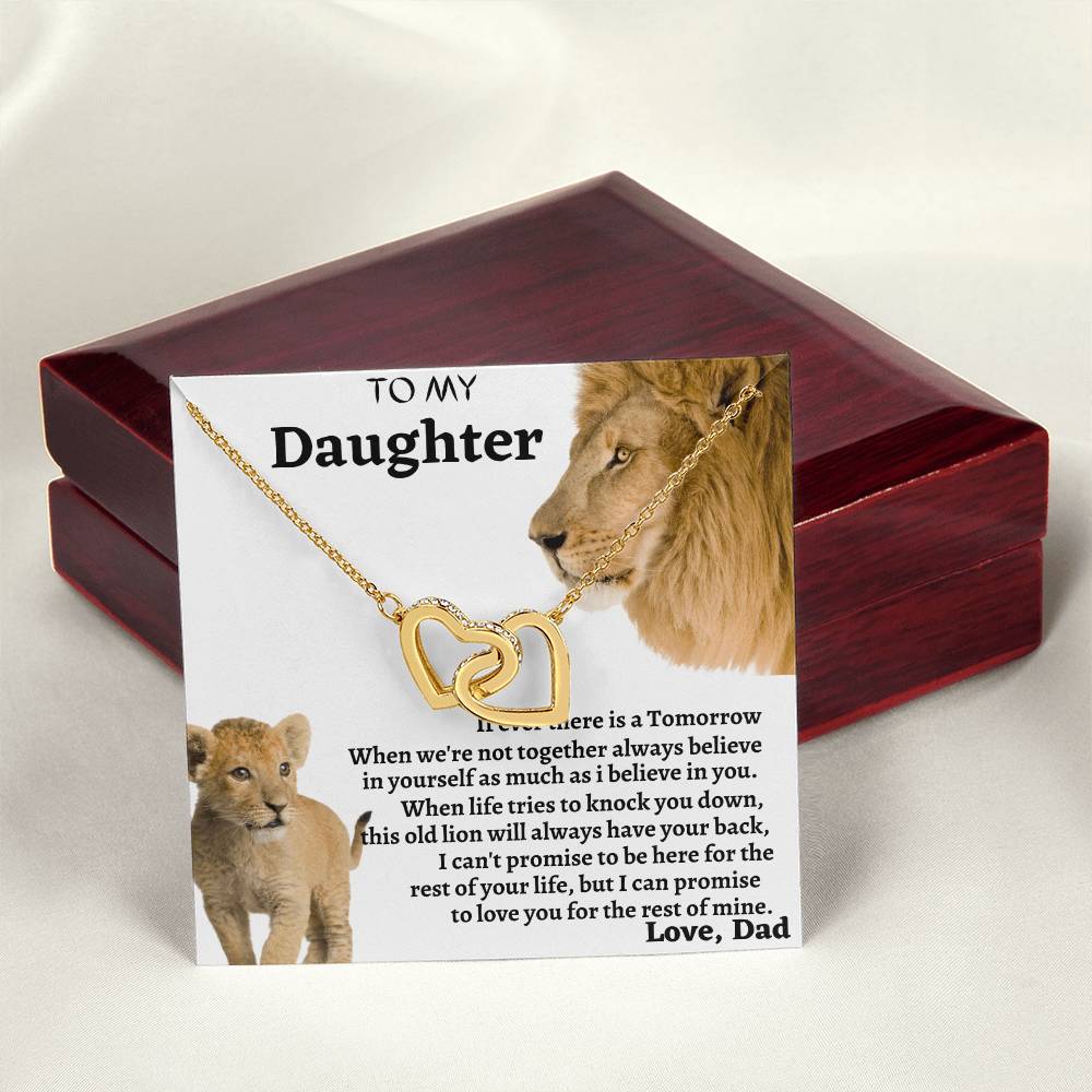 Gift For Daughter Interlocking Interlocking Hearts Necklace