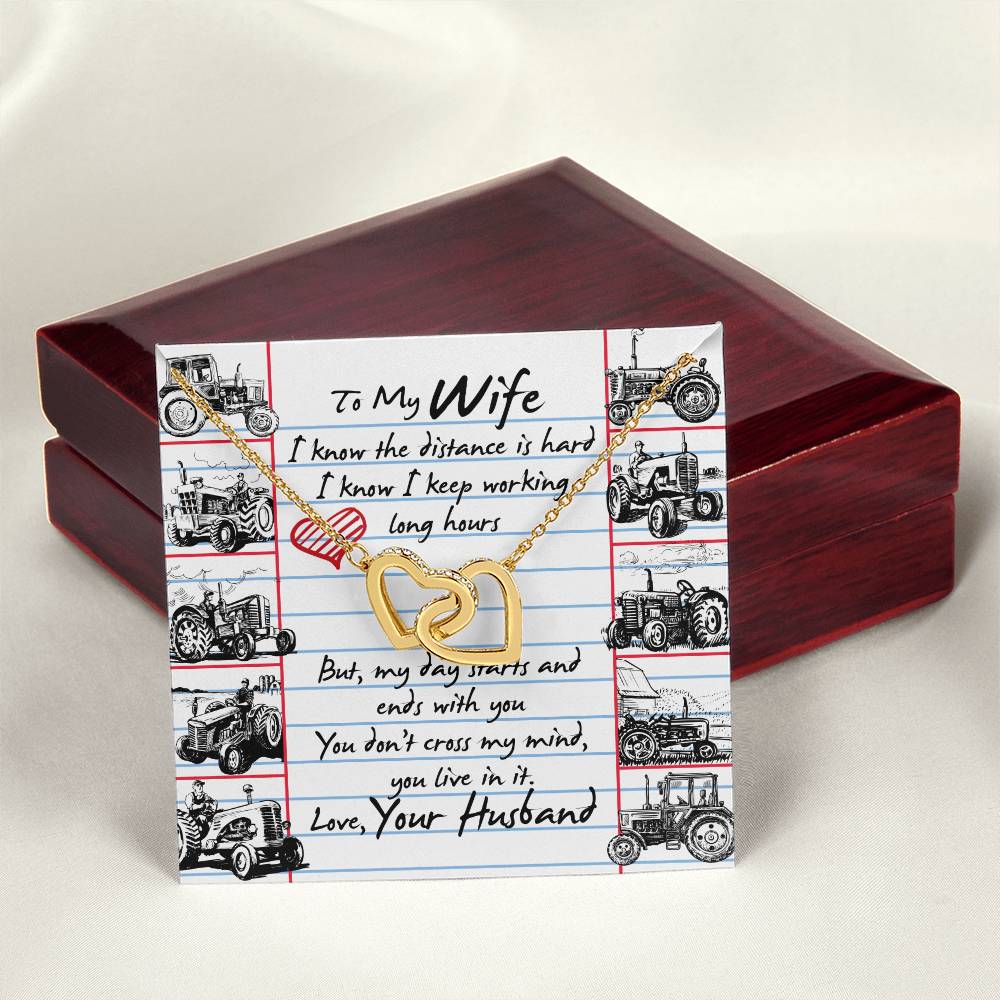 Farmer'S Wife - Interlocking Heart Necklace Interlocking Hearts Necklace