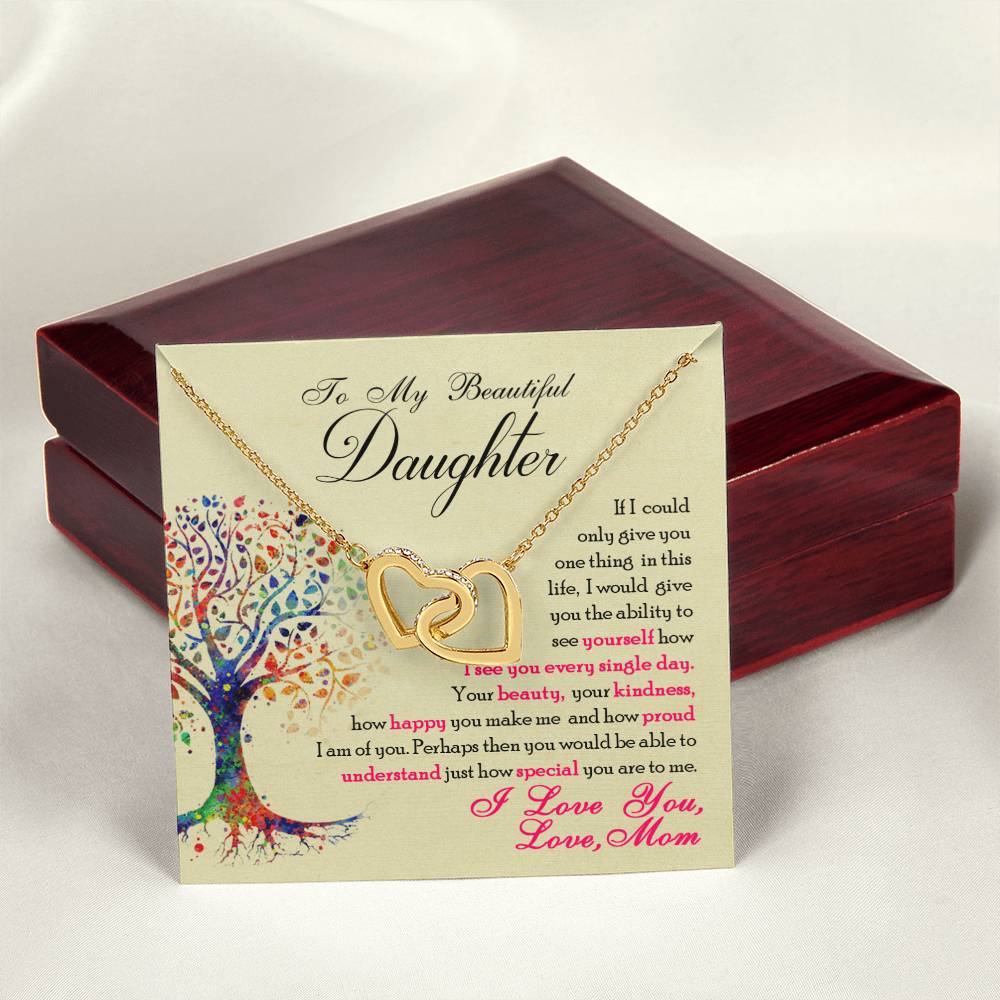 Collection Daughter - How Special You Are To Me - Necklace Interlocking Hearts Necklace