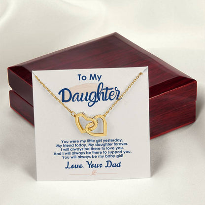Collection Daughter - My Daughter Forever - Interlocking Hearts Necklace