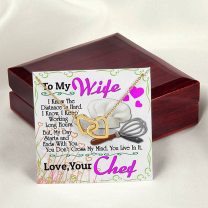 Chef'S Wife - Interlocking Heart Necklace Interlocking Hearts Necklace