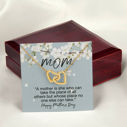 Gift For Mom From Daughter On Mother'S Day Gift For Mom On Mothers Day 2021 Gift Guide For Mom Gift Ideas For Mom Interlocking Hearts Necklace
