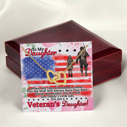 Veteran'S Daughter - Interlocking Heart Necklace Interlocking Hearts Necklace