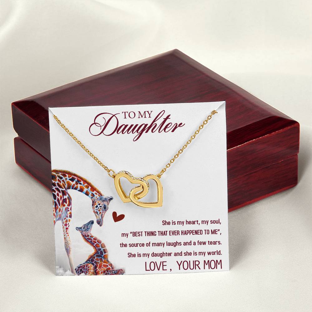 TOC058~1 Interlocking Hearts Necklace