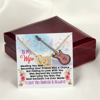 Bass Player'S Wife - Interlocking Heart Necklace Interlocking Hearts Necklace