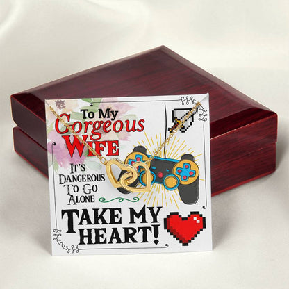 Gamer'S Wife - Interlocking Heart Necklace Interlocking Hearts Necklace
