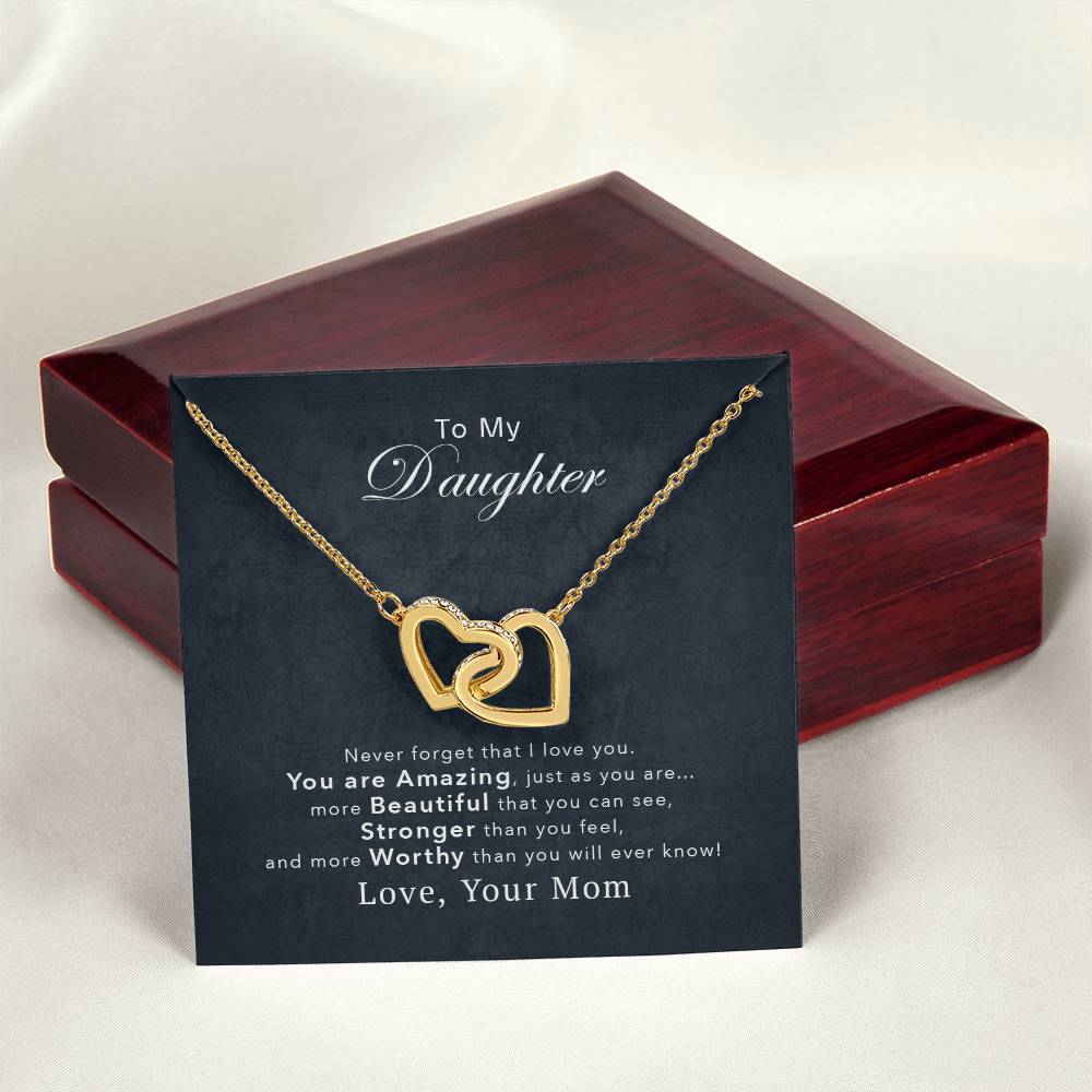Collection Daughter - You'Re Amazing Interlocking Hearts Necklace