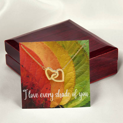 Every Shade Of You - Interlocking Heart Necklace Interlocking Hearts Necklace