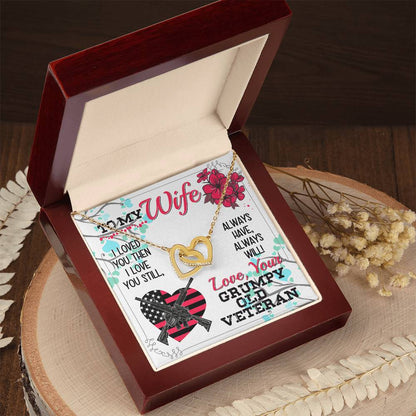 Veteran'S Wife - Interlocking Heart Necklace Interlocking Hearts Necklace