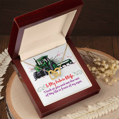 Farmer'S Future Wife - Interlocking Heart Necklace Interlocking Hearts Necklace