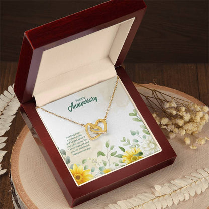 Anniversary Edition Happily Married - Interlocking Hearts Necklace