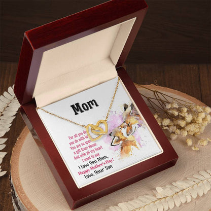 Gift For Mom - Mom You Are So Special Interlocking Hearts Necklace