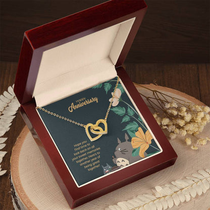 Totoro Anniversary Edition Another Year Of Great Love - Interlocking Hearts Necklace