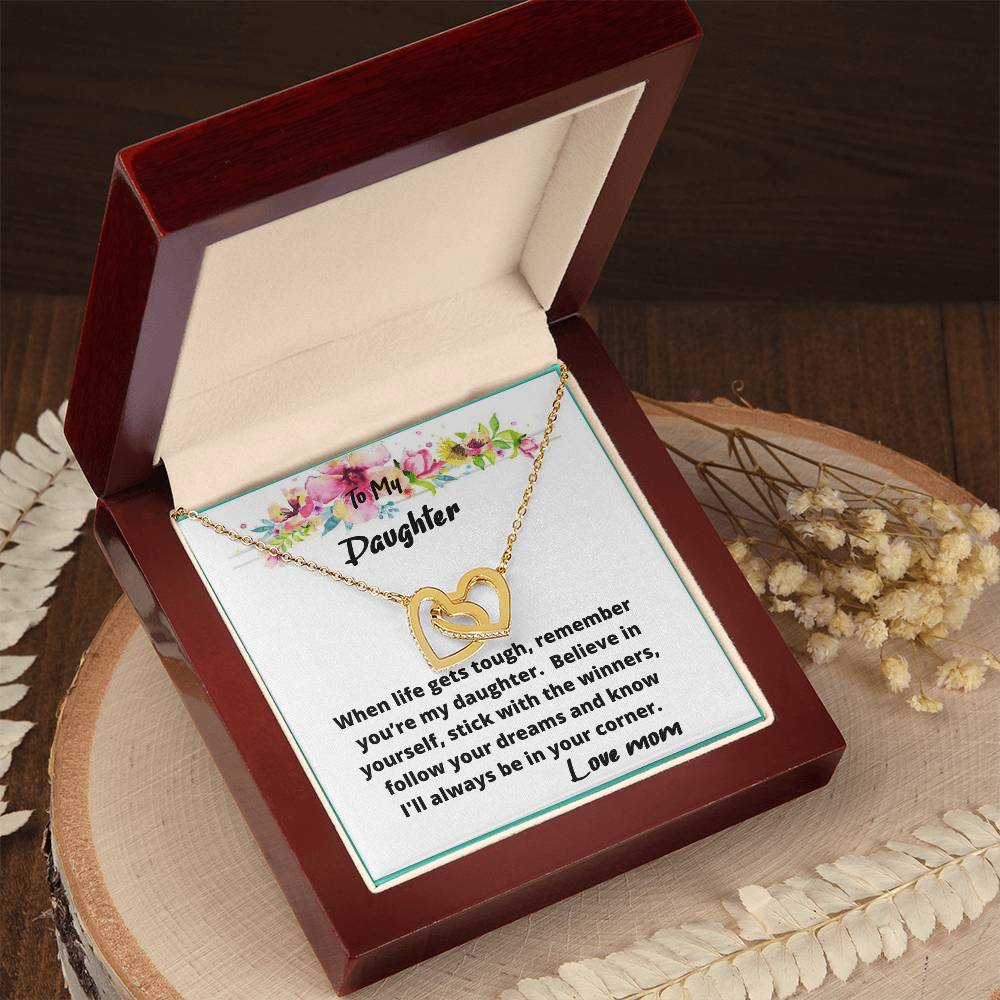 Follow Your Dreams Interlocking Hearts Necklace