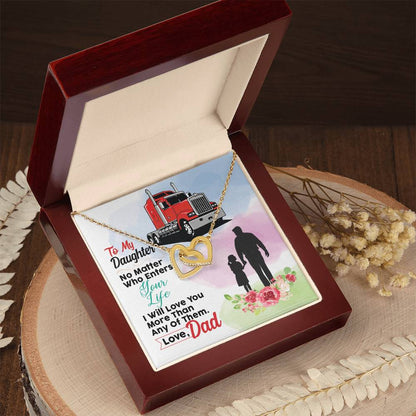 Trucker'S Daughter - Interlocking Heart Necklace Interlocking Hearts Necklace