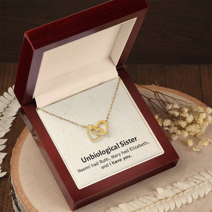 Unbiological Sister - I Have You - Interlocking Hearts Necklace