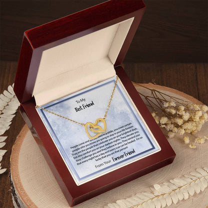 Best Friend - Celebrate Necklace Interlocking Hearts Necklace