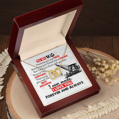 Crane Operator'S Wife - Interlocking Heart Necklace Interlocking Hearts Necklace