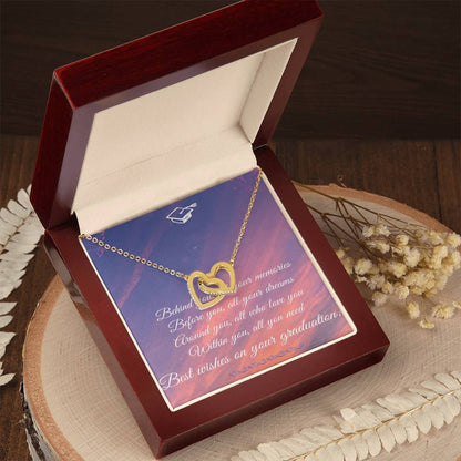 Best Graduation Gift For Her Interlocking Hearts Necklace