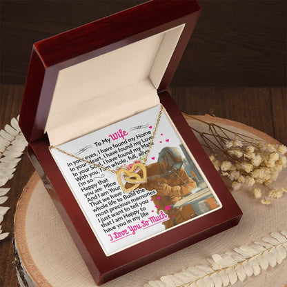 Welder'S Wife- Interlocking Heart Necklace Interlocking Hearts Necklace