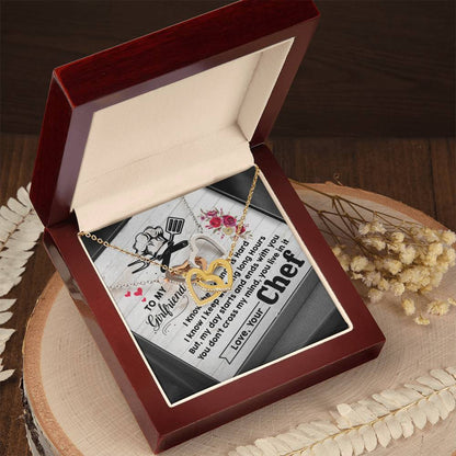 Chef'S Girlfriend-Interlocking Heart Necklace Interlocking Hearts Necklace