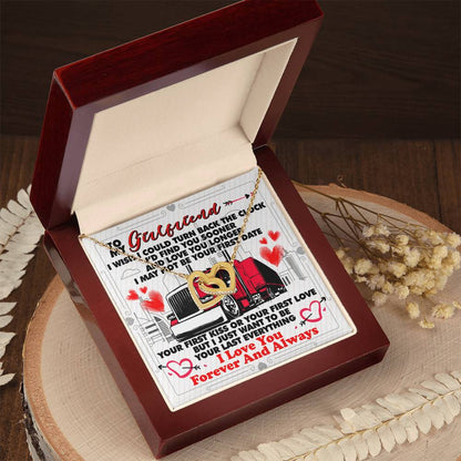 Trucker'S Girlfriend - Interlocking Heart Necklace Interlocking Hearts Necklace