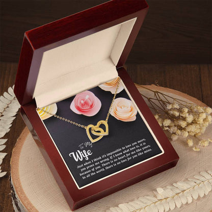 Collection Wife - Just When I Think - Necklace Interlocking Hearts Necklace