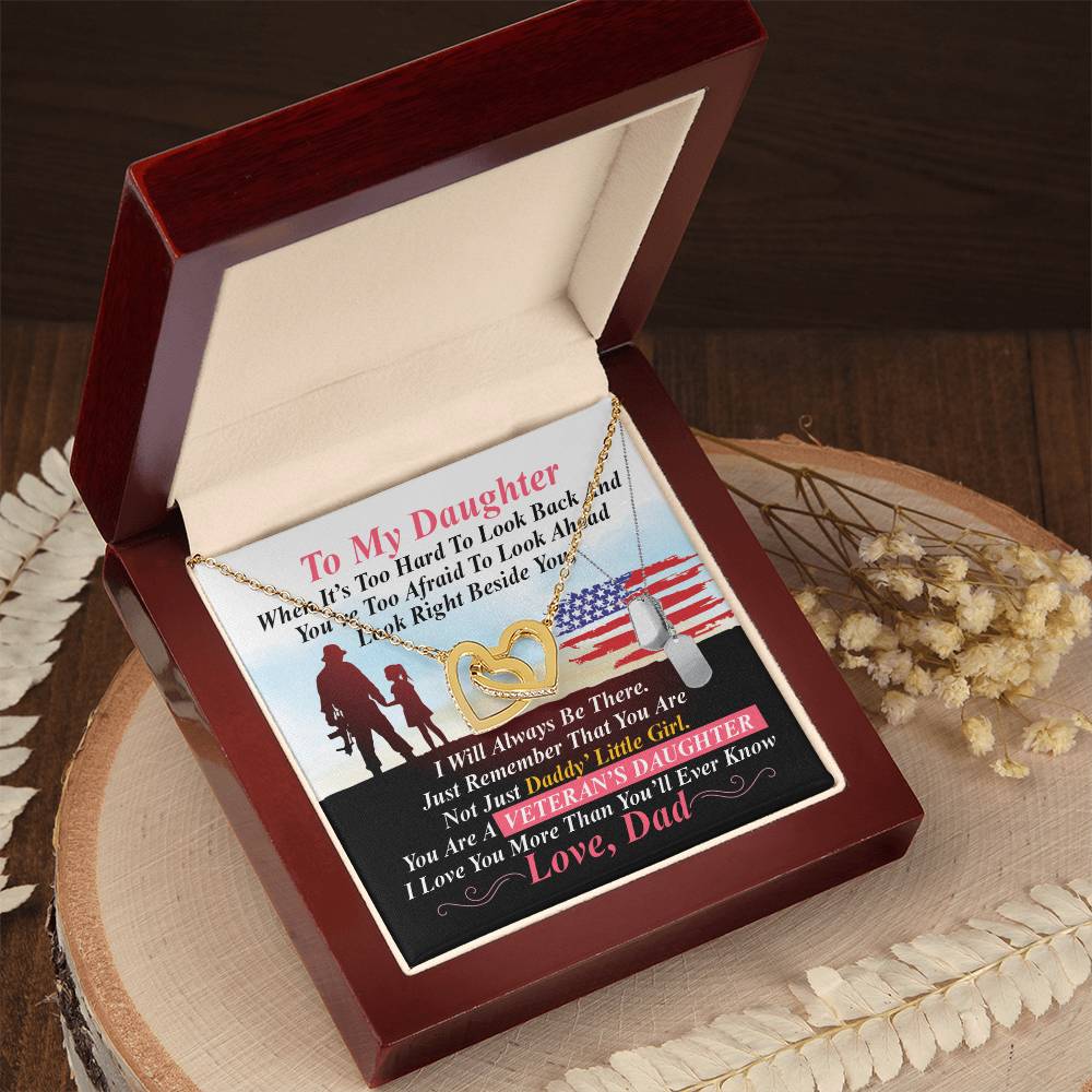 Veteran'S Daughter - Interlocking Heart Necklace Interlocking Hearts Necklace