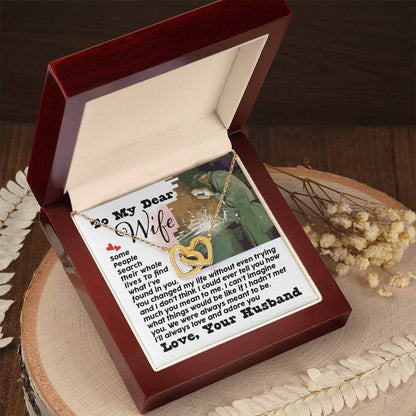 Welder'S Wife - Interlocking Heart Necklace Interlocking Hearts Necklace