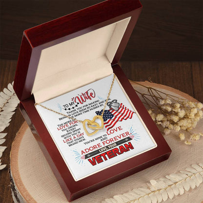 Veteran'S Wife - Interlocking Heart Necklace Interlocking Hearts Necklace