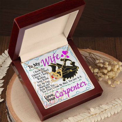 Carpenter'S Wife - Interlocking Heart Necklace Interlocking Hearts Necklace