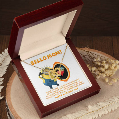 Bello Mom! - Happy Mother'S Day - Tmm17 Interlocking Hearts Necklace