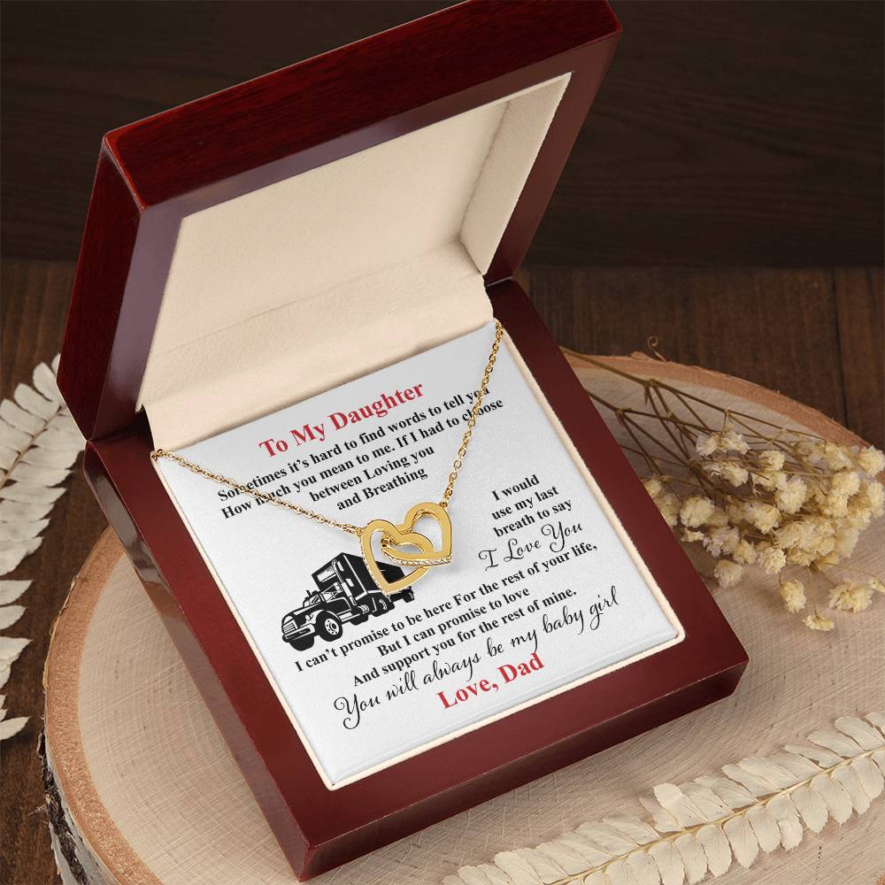 Trucker'S Daughter - Interlocking Heart Necklace Interlocking Hearts Necklace