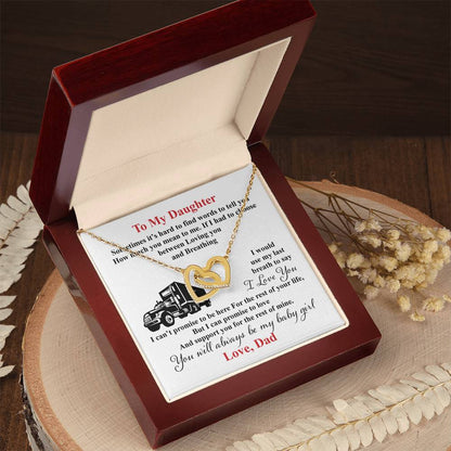 Trucker'S Daughter - Interlocking Heart Necklace Interlocking Hearts Necklace