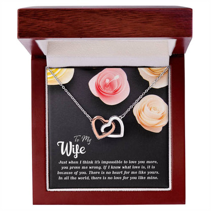 Collection Wife - Just When I Think - Necklace Interlocking Hearts Necklace
