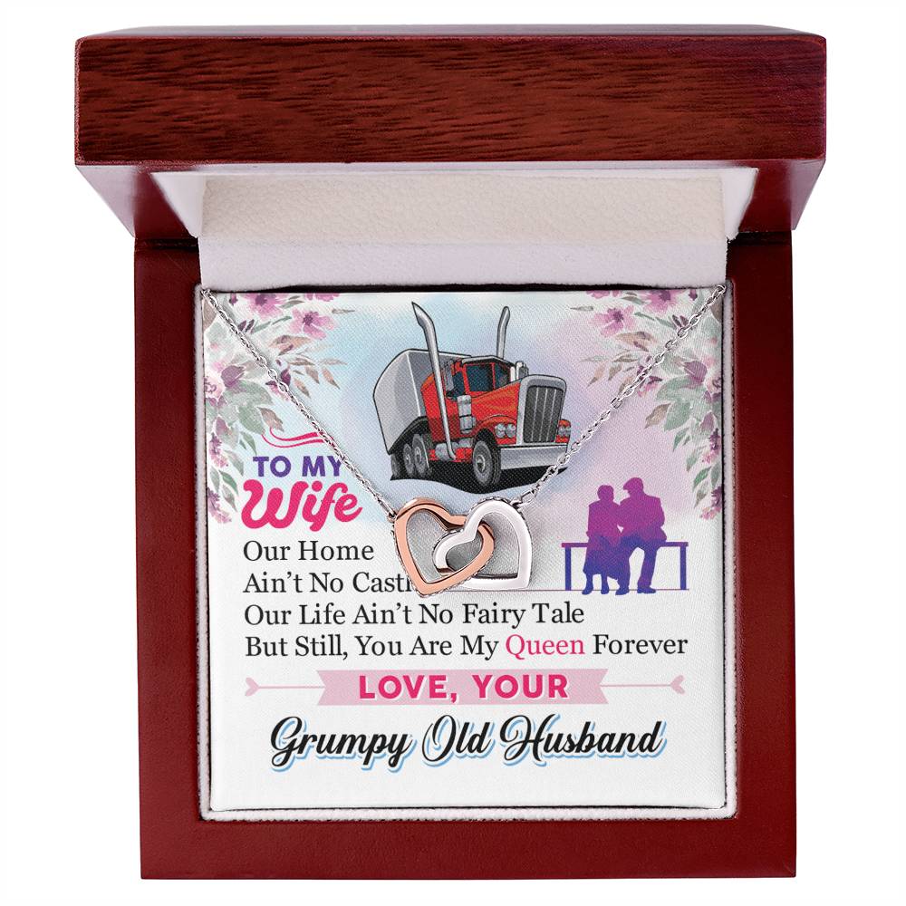 Trucker'S Wife - Interlocking Heart Necklace Interlocking Hearts Necklace